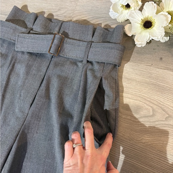 ARITIZA Babaton Power Pants High Waisted Belt Wide leg Pockets Size 6 - Picture 5 of 13